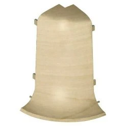 Billig 🛒 BAUHAUS LOGOCLIC Außenecke Buche Hell, 2 Stk., Geeignet Für: Kabelkanal-Sockelleisten ✔️