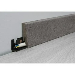 Angebote ❤️ BAUHAUS LOGOCLIC Aquaprotect Sockelleiste K58 Pure 2,6 M X 18 Mm X 58 Mm, Gerade 🔔