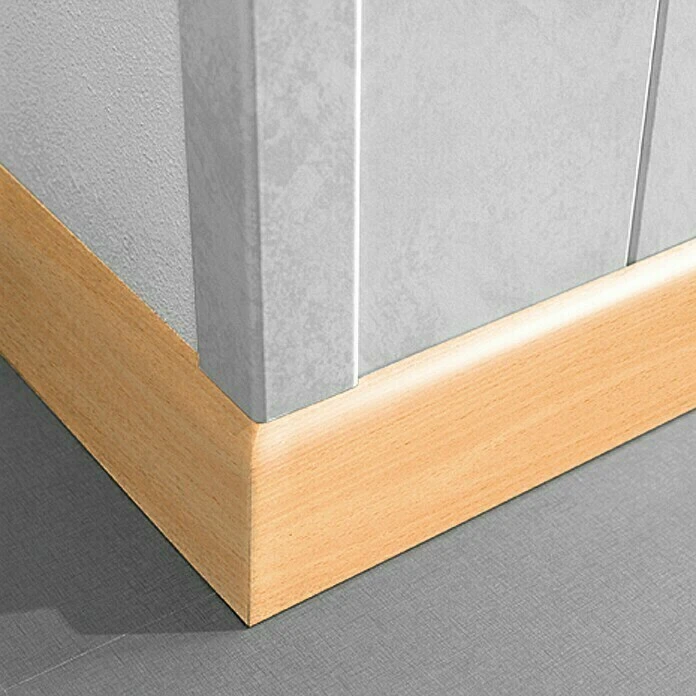 Am billigsten 👏 BAUHAUS LOGOCLIC Fußleiste K 58 Buche 2,6 M X 10 Mm X 58 Mm 🌟 1 Am billigsten 👏 BAUHAUS LOGOCLIC Fußleiste K 58 Buche 2,6 M X 10 Mm X 58 Mm 🌟