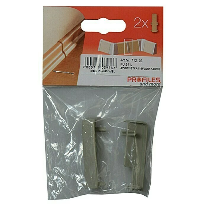 Angebote ⭐ BAUHAUS Profiles And More Übergangskappe FU51L/KU51L Grau, 2 Stk. 👍 2 Angebote ⭐ BAUHAUS Profiles And More Übergangskappe FU51L/KU51L Grau, 2 Stk. 👍 – Bild 2