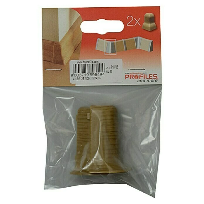 Budget ✔️ BAUHAUS Profiles And More Außenecke KU050 Eiche, 2 Stk. 💯 2 Budget ✔️ BAUHAUS Profiles And More Außenecke KU050 Eiche, 2 Stk. 💯 – Bild 2