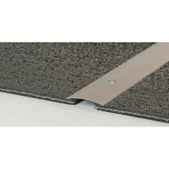 Bester Verkauf ❤️ BAUHAUS LOGOCLIC Übergangsprofil 113 Edelstahl Gebürstet, 2,7 M X 40 Mm X 4,2 Mm, Montageart: Schrauben, Mittig Versenkt Gelocht 🤩