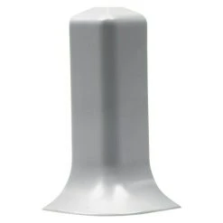 Budget 🤩 BAUHAUS LOGOCLIC Außenecke Hellgrau, 2 Stk., Geeignet Für: Klemmsockelleisten ✨