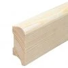 Auslauf ❤️ BAUHAUS Sockelleiste 2,4 M X 2,2 Cm X 5,8 Cm, Kiefer, Unbehandelt ✔️