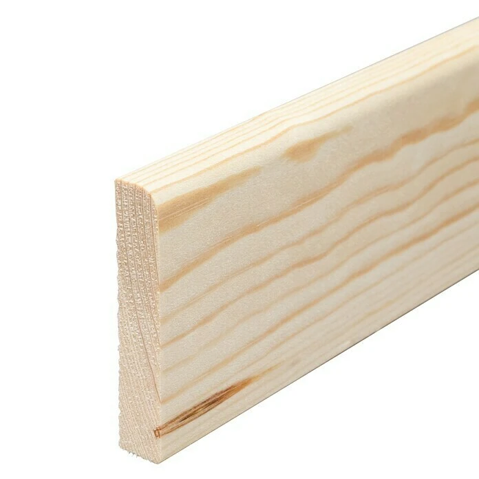 Besorgen ✔️ BAUHAUS Profiles And More Sockelleiste 2,4 M X 1 Cm X 5,8 Cm, Kiefer, Unbehandelt ⭐ 1 Besorgen ✔️ BAUHAUS Profiles And More Sockelleiste 2,4 M X 1 Cm X 5,8 Cm, Kiefer, Unbehandelt ⭐