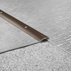 Billig 🥰 BAUHAUS LOGOCLIC Übergangsprofil Braun, 1 M X 30 Mm X 4,5 Mm, Montageart: Schrauben ✔️