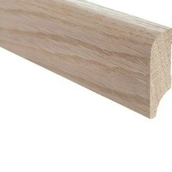 Bestpreis 🤩 BAUHAUS Loevi Sockelleiste Eiche Weiß Geölt 2,4 M X 22 Mm X 58 Mm ❤️
