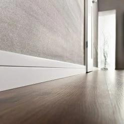 Schlussverkauf 🧨 BAUHAUS BaukulitVox Estilo Sockelleiste E301 Weiß, 2.400 X 18 X 75 Mm 🔔 -Bodenverlegebedarf Verkäufe 12 988