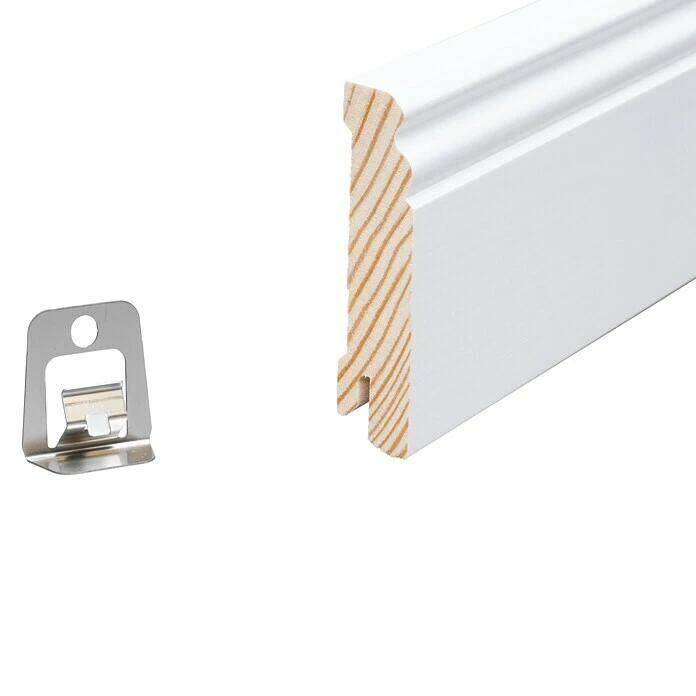 Neu 😀 BAUHAUS Sockelleiste Weiß, 2,4 M X 1,8 Cm X 8 Cm, Profiliert ⌛ 4 Neu 😀 BAUHAUS Sockelleiste Weiß, 2,4 M X 1,8 Cm X 8 Cm, Profiliert ⌛ – Bild 4